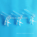 Disposable Medical PS material middle/center screw Vaginal Speculum for gynecological use